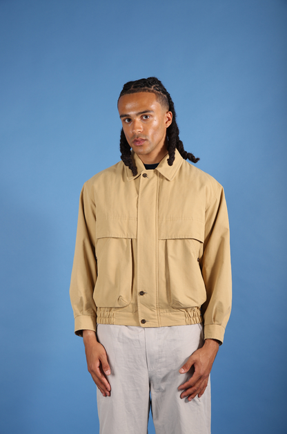 Burberry Cream Monogram Harrington Jacket | O/S, Cream