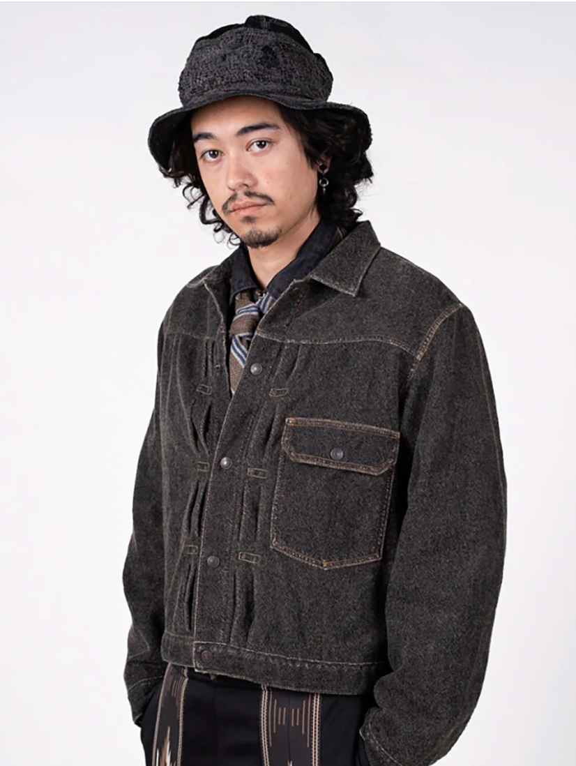Kapital 'The Old Man & The Sea' Denim Bucket Hat | O/S, Red