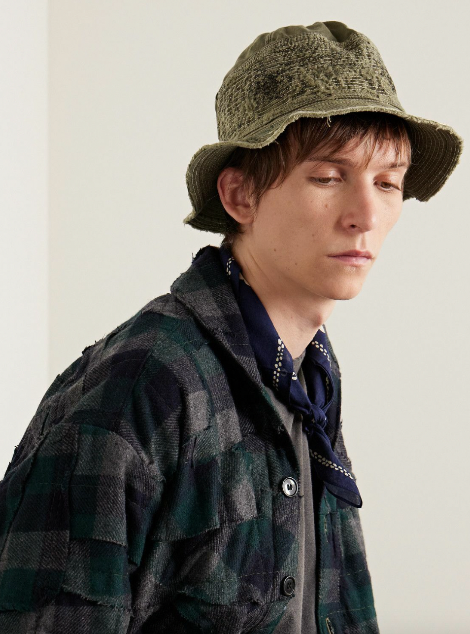 Kapital 'The Old Man & The Sea' Denim Bucket Hat | O/S, Red
