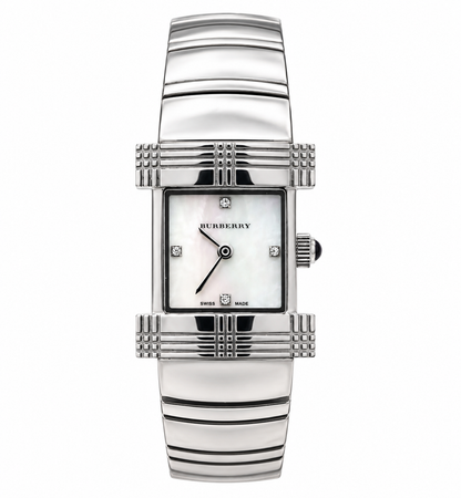 Burberry BU4500 Mother Of Pearl Dial Steel Bracelet Watch(762-BUR-L). LWM864 | O/S, Silver