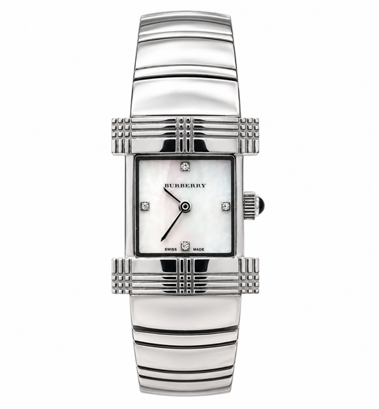 Burberry BU4500 Mother Of Pearl Dial Steel Bracelet Watch(762-BUR-L). LWM864 | O/S, Silver