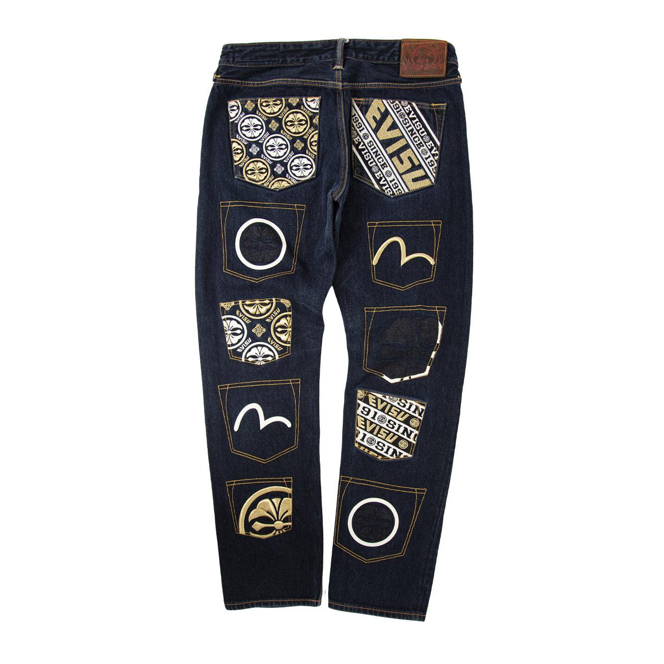 Evisu Since 1991 Multi Pocket Jeans - Known Source