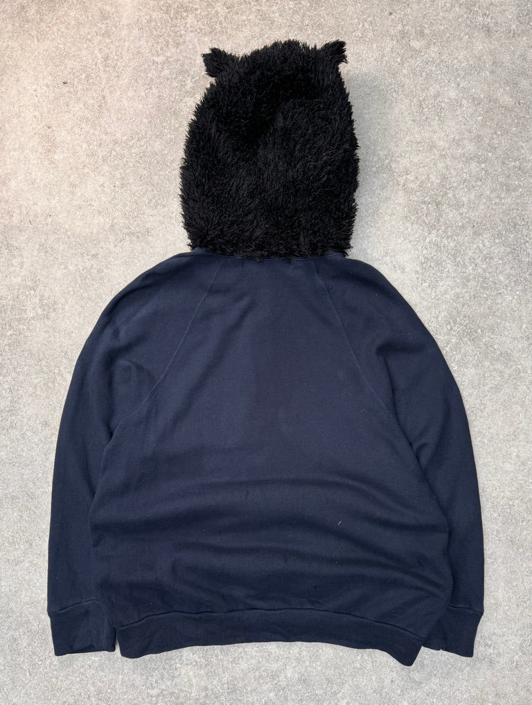 Mercibeaucoup By Issey Miyake Two Tone Fau Faux Bear Ear Hoodie