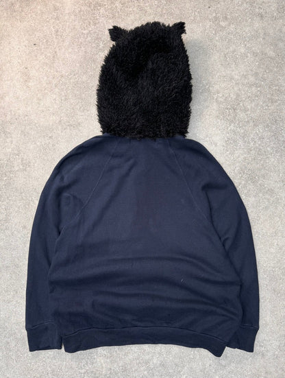 Mercibeaucoup By Issey Miyake Two Tone Fau Faux Bear Ear Hoodie