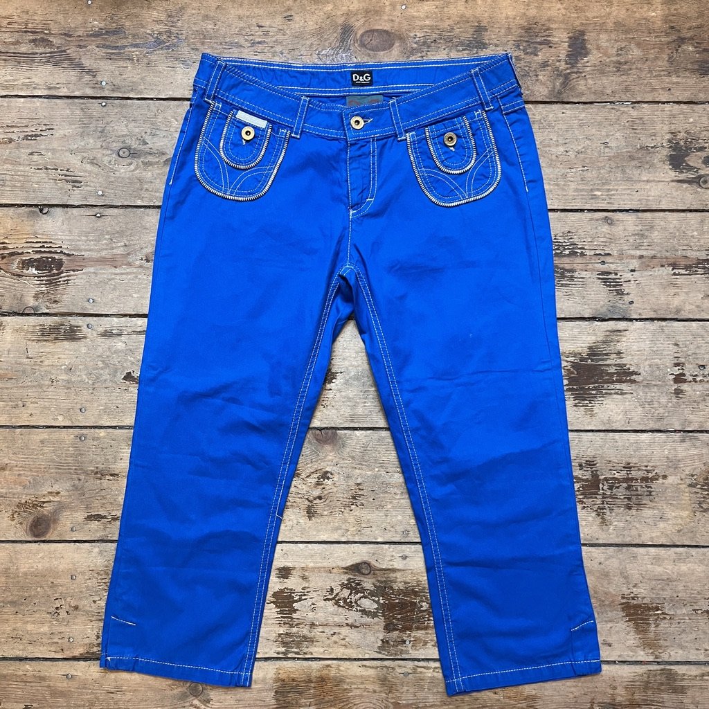 Dolce & Gabbana Blue Capris