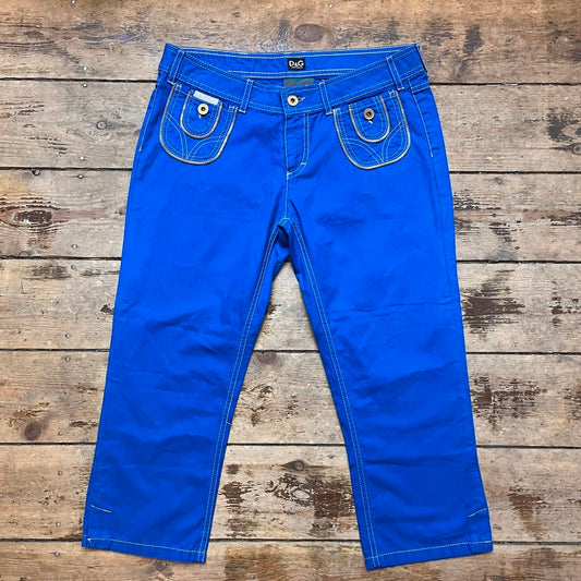 Dolce & Gabbana Blue Capris