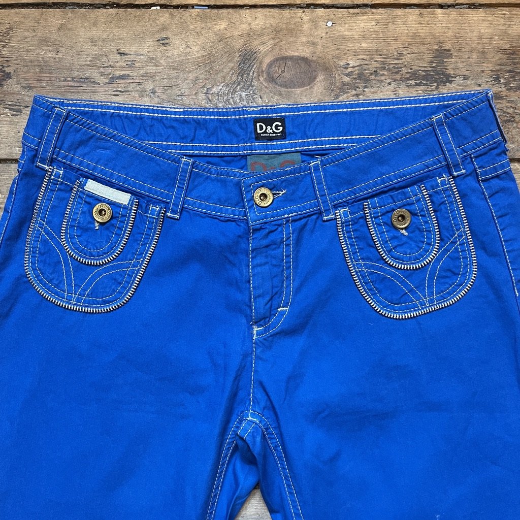 Dolce & Gabbana Blue Capris