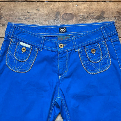 Dolce & Gabbana Blue Capris