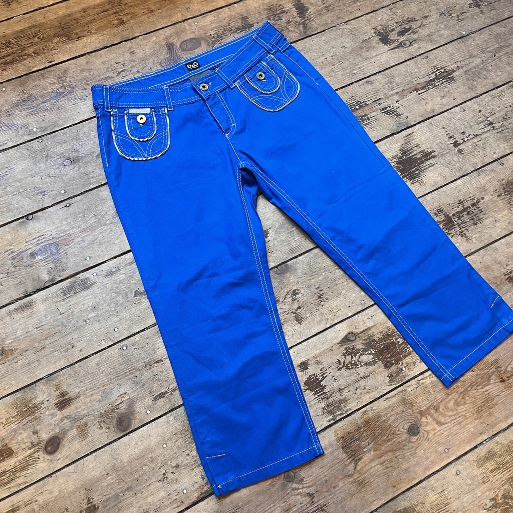 Dolce & Gabbana Blue Capris