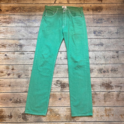 Levis 501 Green Jeans