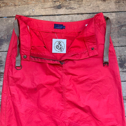 Moncler Red Maxi Skirt