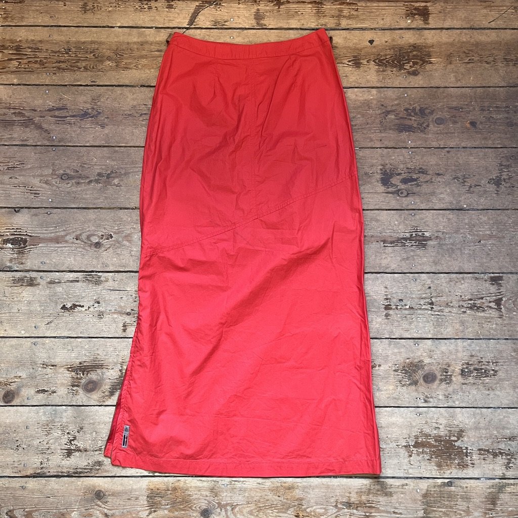 Moncler Red Maxi Skirt