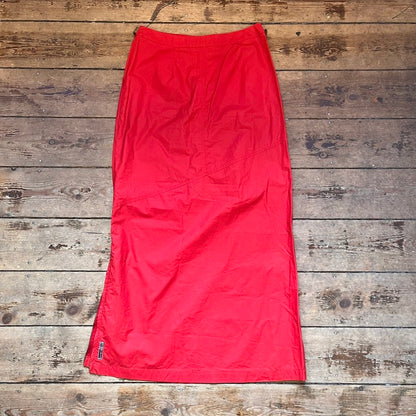 Moncler Red Maxi Skirt