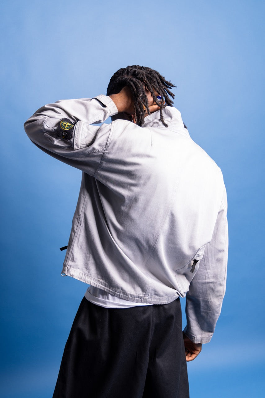 S/S 1998 Stone Island Multi Cargo Blouson | Medium, Light Grey