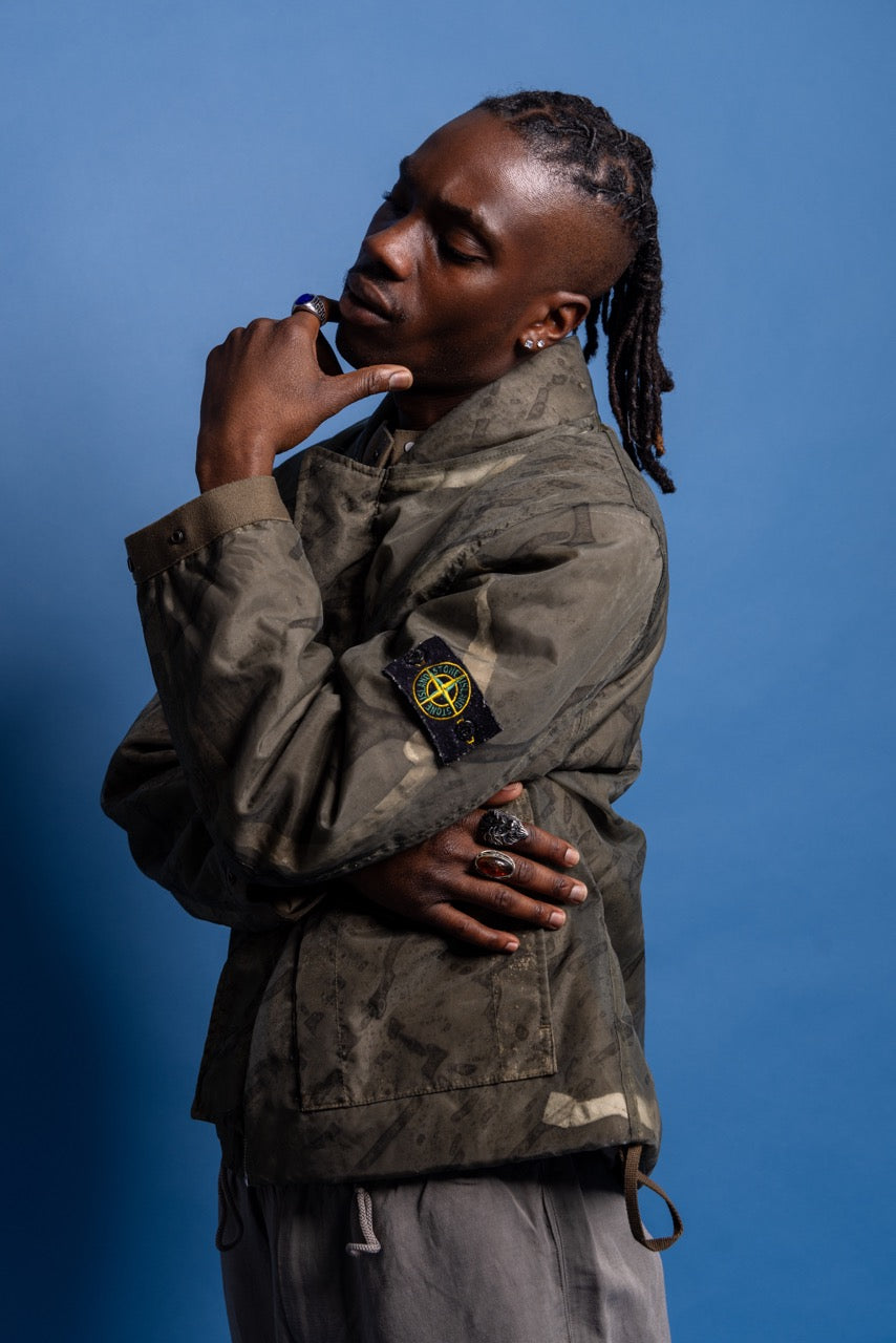 A/W 2001 Stone Island Camo Monofilament Puffer | Large, Camo