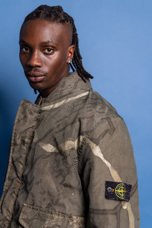 A/W 2001 Stone Island Camo Monofilament Puffer | Large, Camo