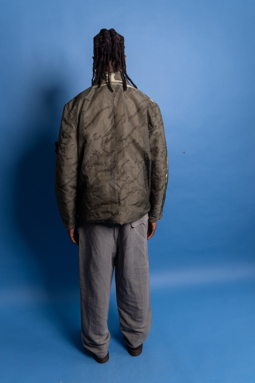 A/W 2001 Stone Island Camo Monofilament Puffer | Large, Camo