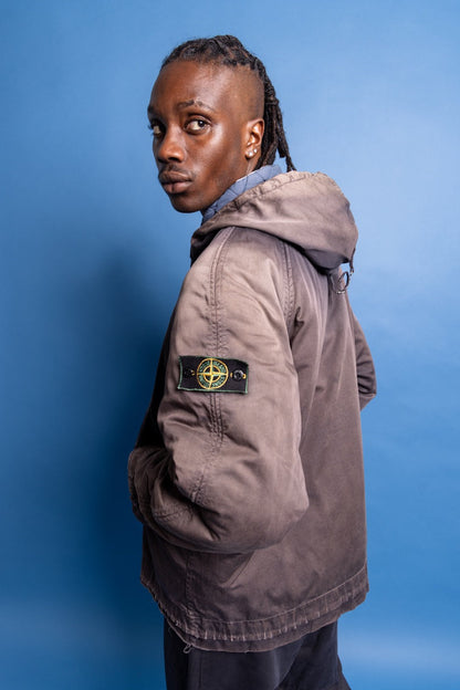 A/W 1992 Stone Island Distressed N2B Balaclava Jacket | Extra Large, Olive