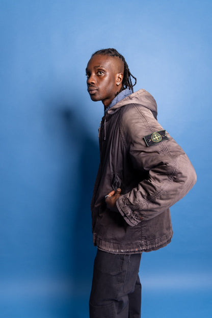 A/W 1992 Stone Island Distressed N2B Balaclava Jacket | Extra Large, Olive
