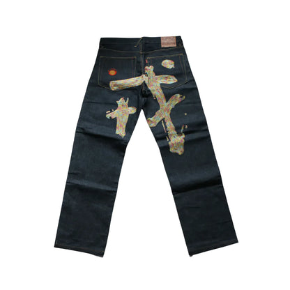 EVISU EMBROIDED DAICOCK JEAN