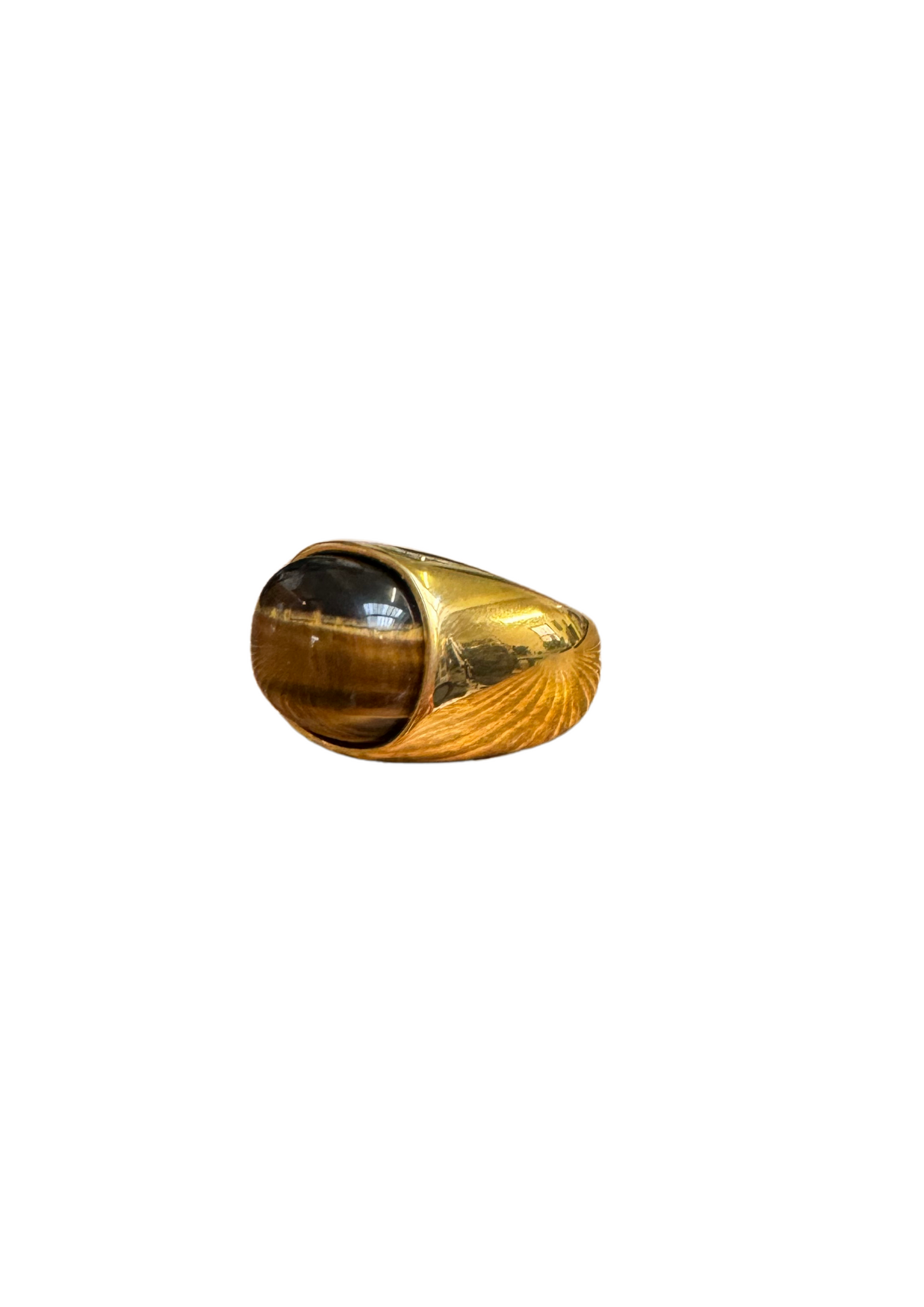 Gold Tiger Eye Ring