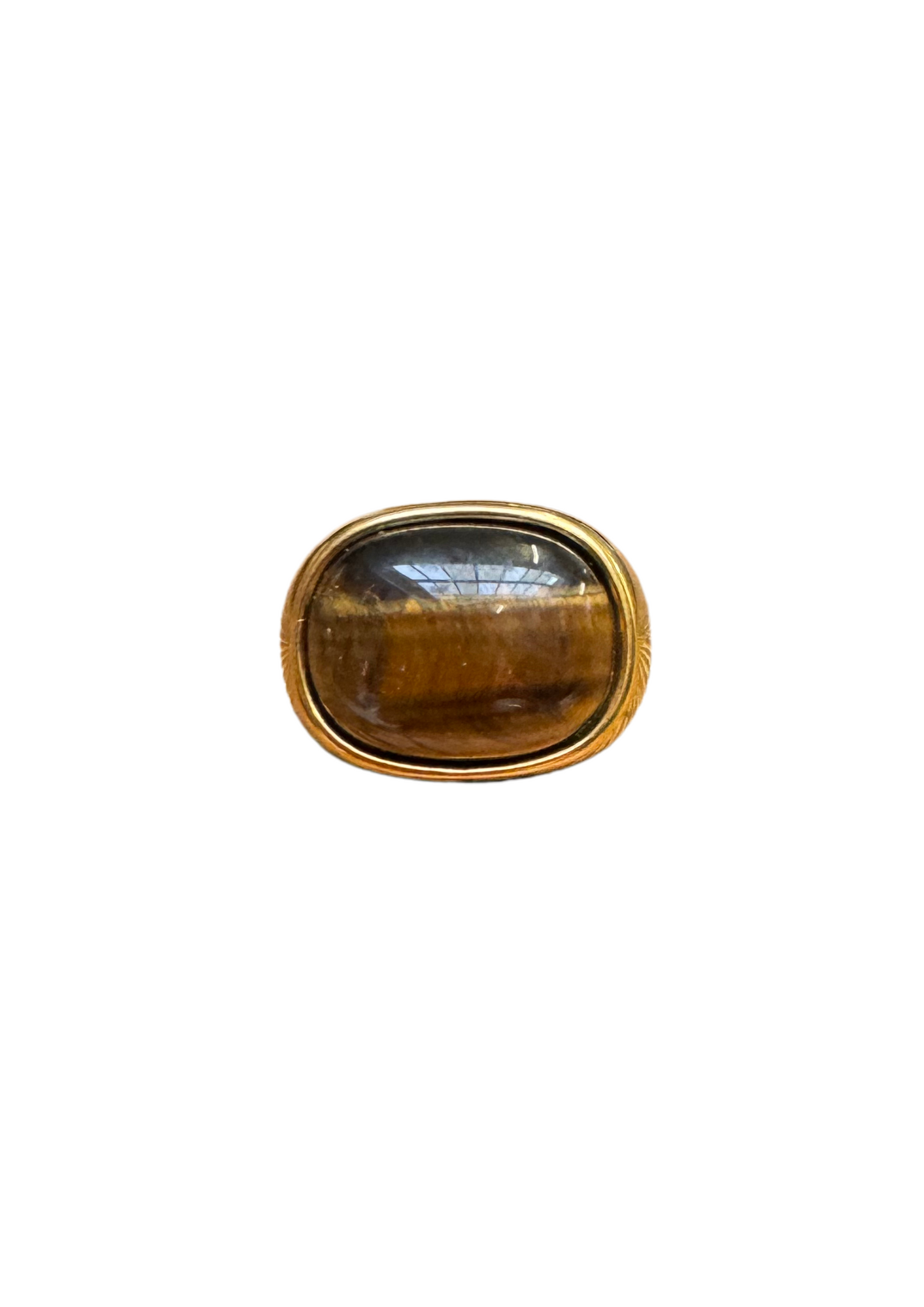 Gold Tiger Eye Ring