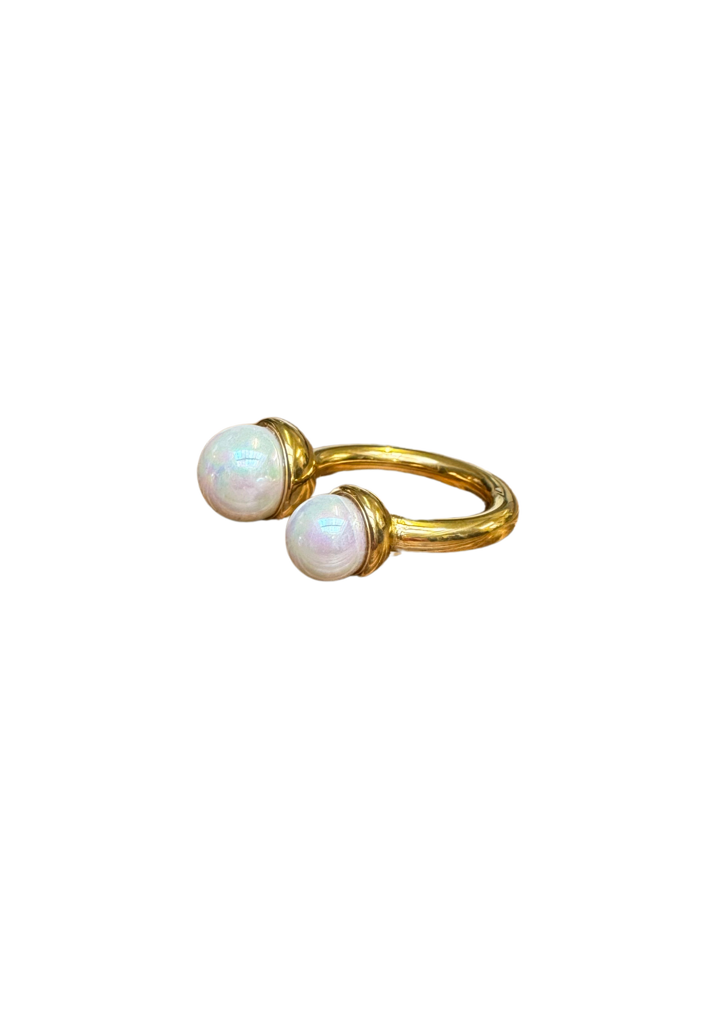 Double Pearl Ring