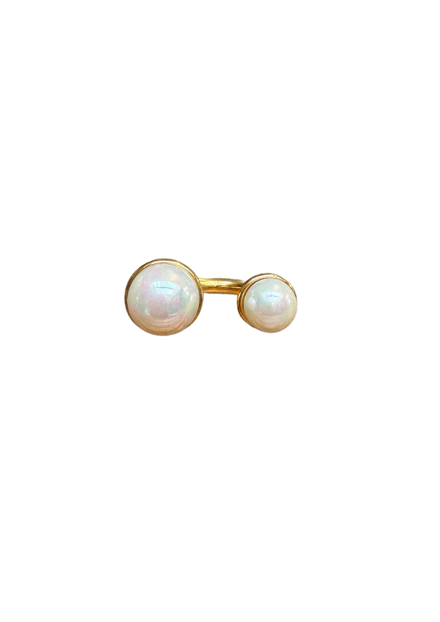 Double Pearl Ring