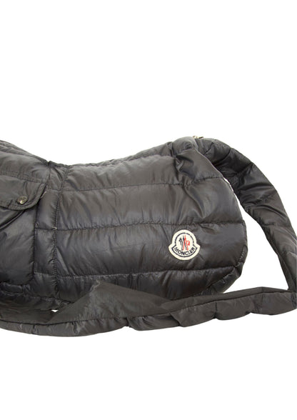 VT Rework: Moncler Black Puffer Cross Body Bag