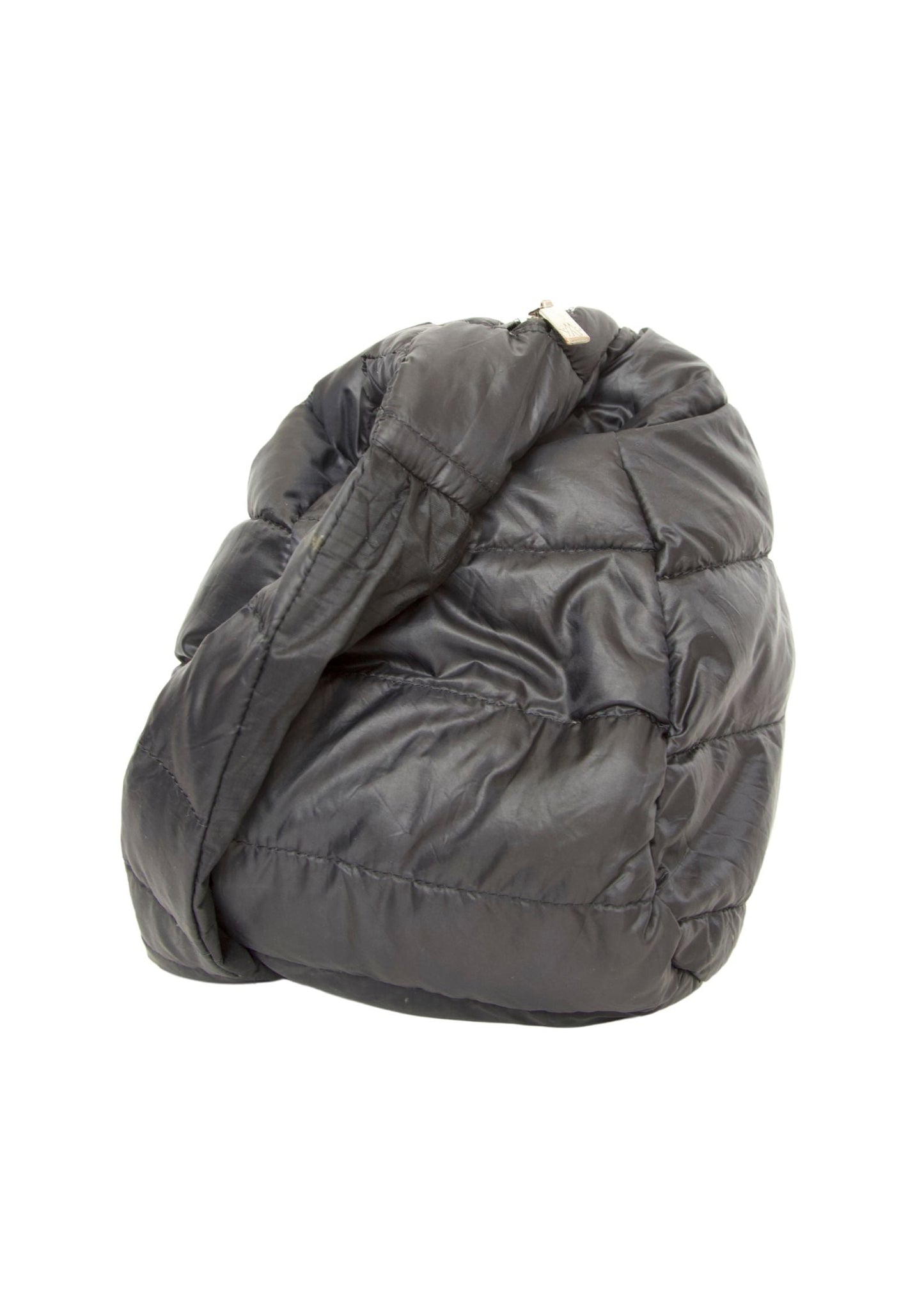 VT Rework: Moncler Black Puffer Cross Body Bag