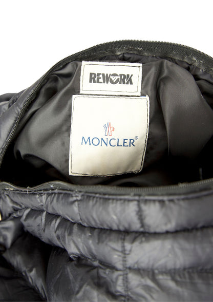 VT Rework: Moncler Black Puffer Cross Body Bag
