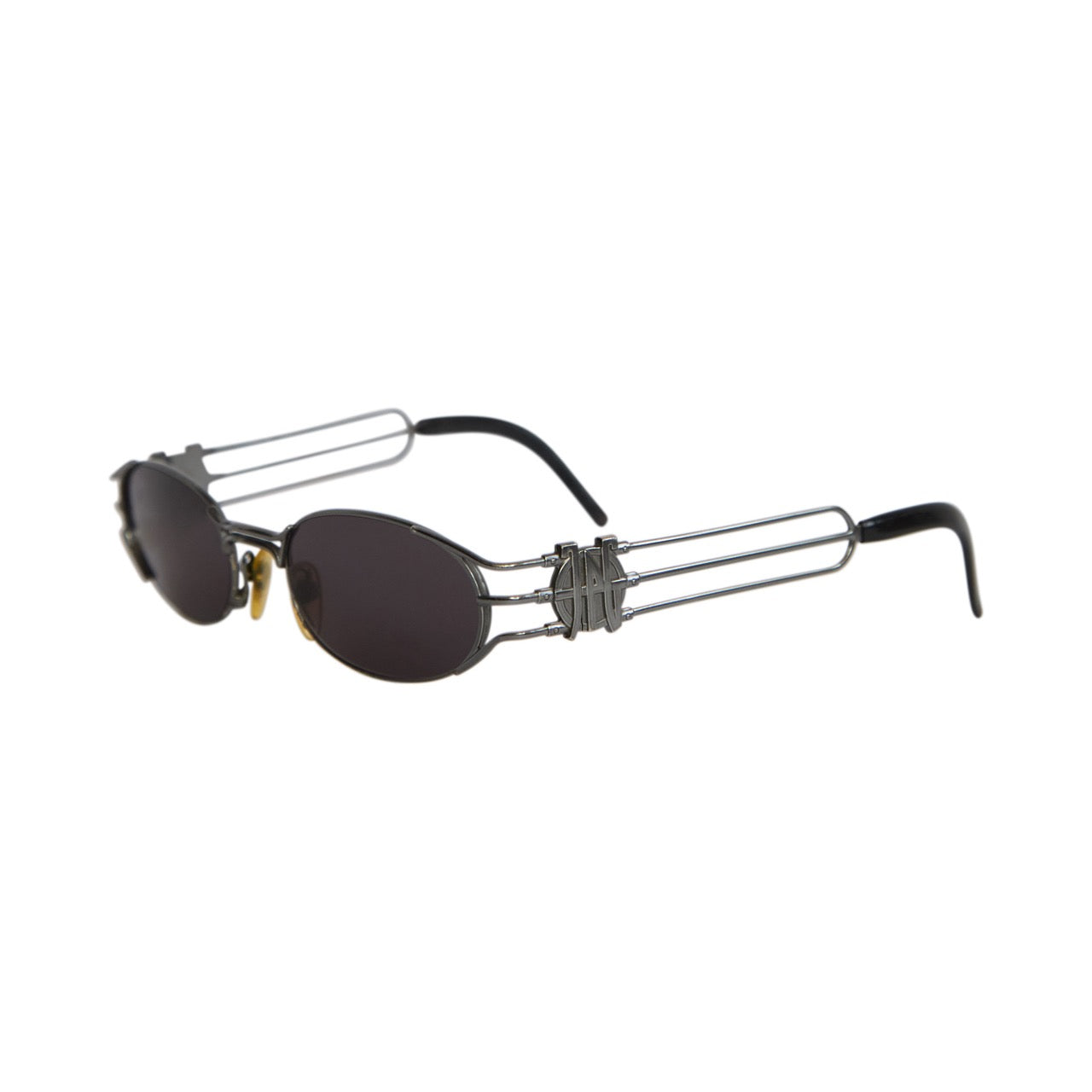 Jean Paul Gaultier Tri-Bar Logo Sunglasses