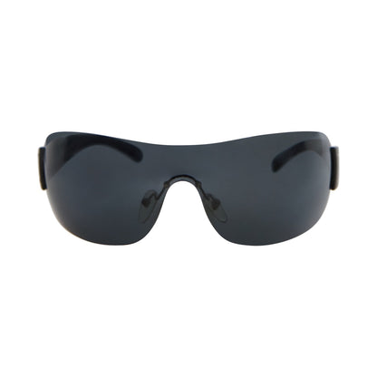 Prada Sport Tab Logo Black Visor Sunglasses