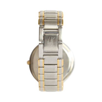 Burberry 8000 Gold Plated White Quartz Watch