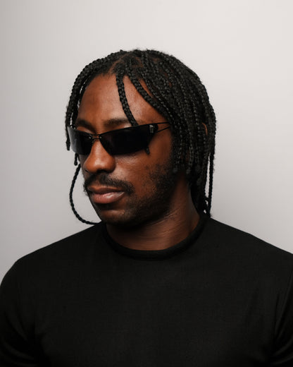 Versace wraparound sunglasses | O/S, Grey