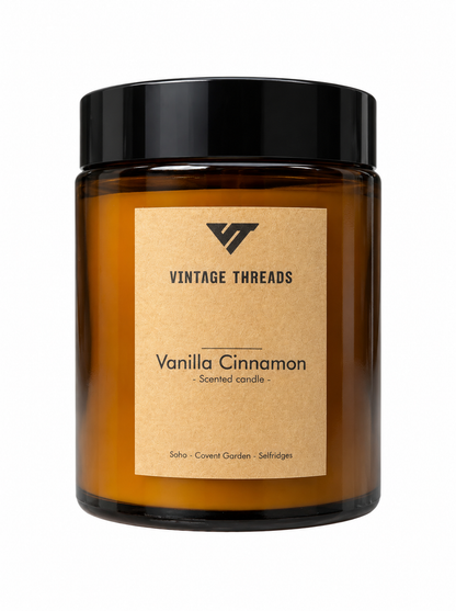 Vintage Threads : Vanilla Cinnamon Soy Wax Candle | O/S, Vanilla Cinnamon
