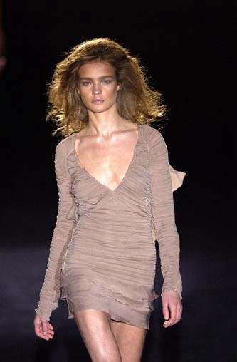 Gucci by Tom Ford ruched dress