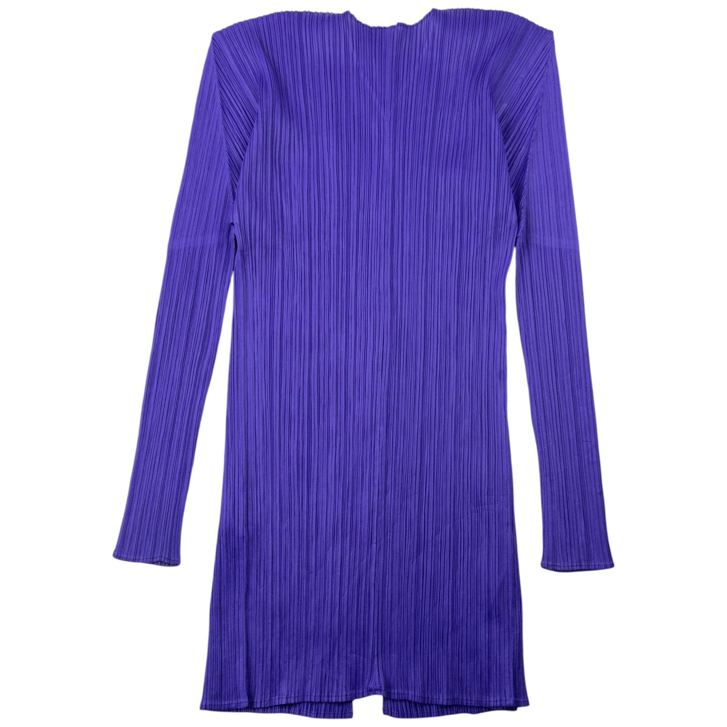 Vintage 90s Pleats Please By Issey Miyake Pleated Cardigan Womens Size M | Medium, Purple