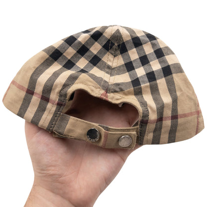 Vintage 2000s Burberry Nova Check Hat | O/S, Beige