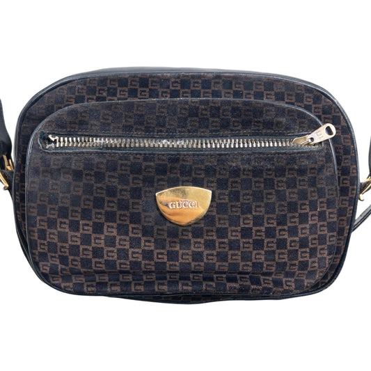Vintage Gucci Monogram Crossbody Bag