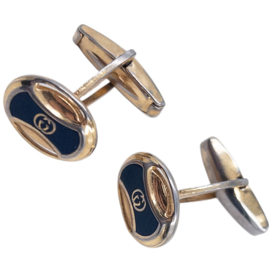 Vintage 90s Gucci Embossed Cuff Links
