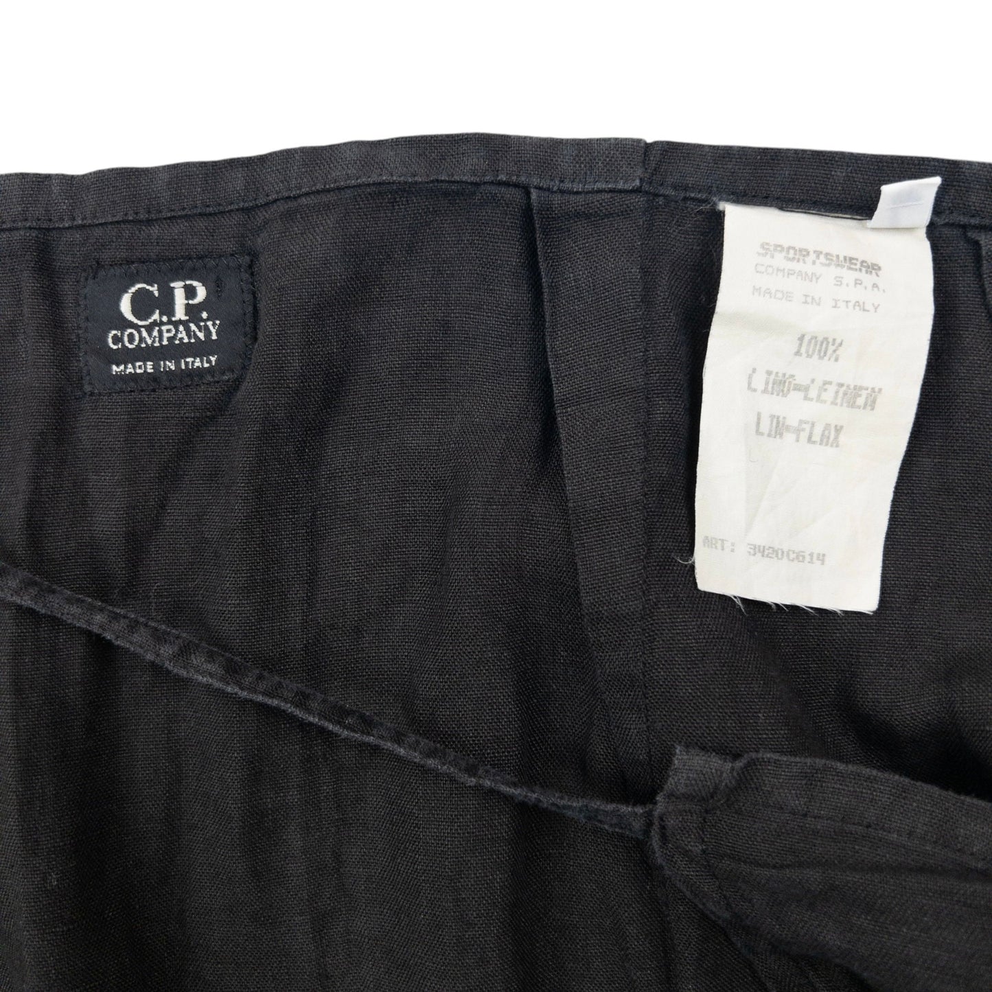 Vintage 2000 CP Company Linen Wrap Skirt Womens Size W28 | W28, Grey