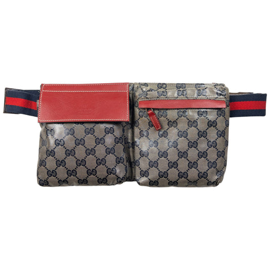 Vintage Gucci Monogram Crossbody Bag