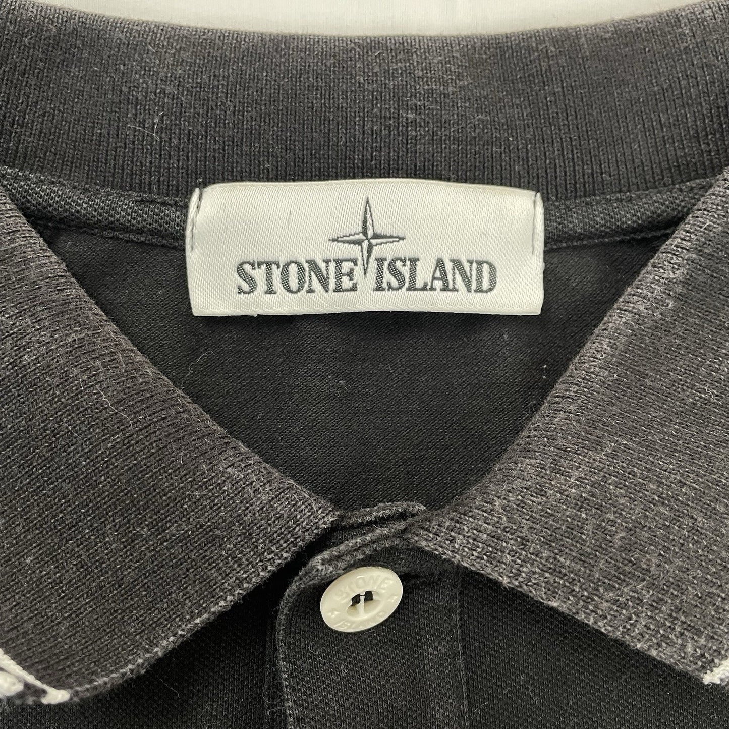 Stone Island Polo Shirt, Size 3XL | Stone island, Black