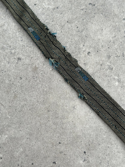 Vintage 1980s Wool Striped Tie