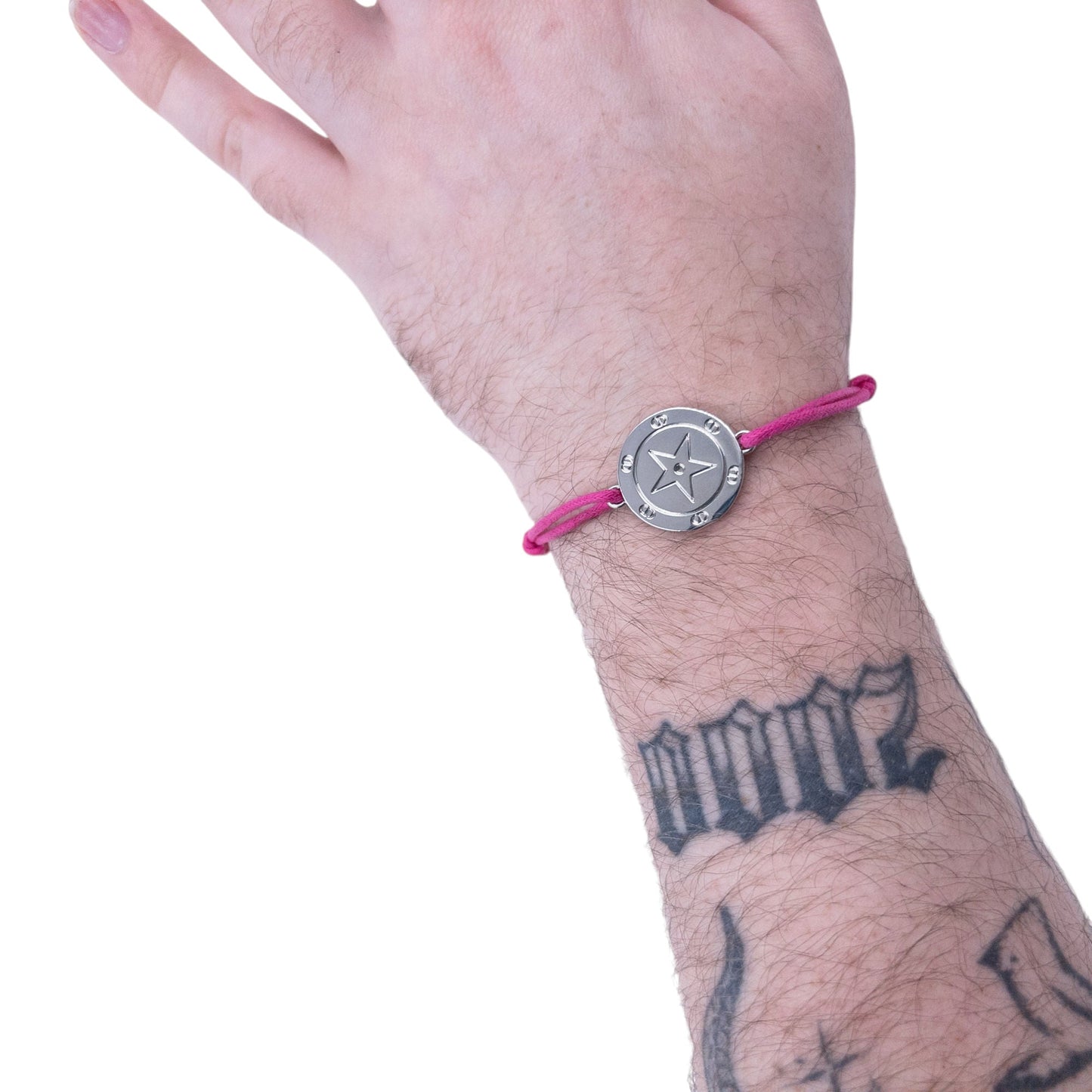 Vintage 2000s Dior Embossed Token Charm Bracelet | O/S, Pink