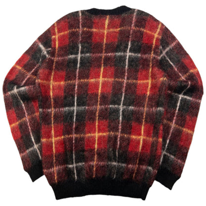 Vintage PPFM Tartan Wool Button Up Cardigan Size M