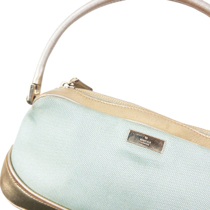 Vintage 2000s Gucci Metallic Pochette Mini Handbag