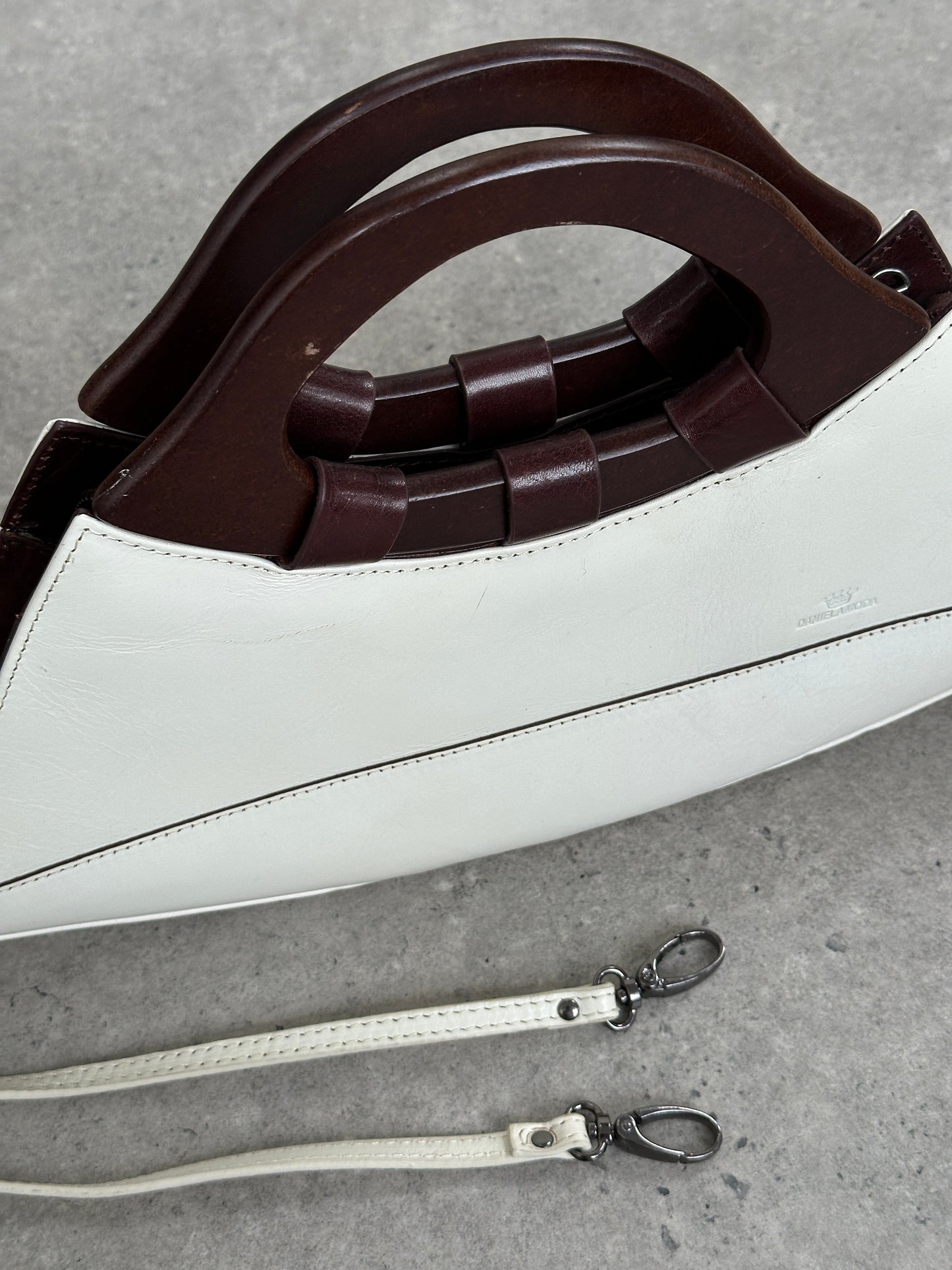 Italian Vintage 1990s Leather Crossbody Bag