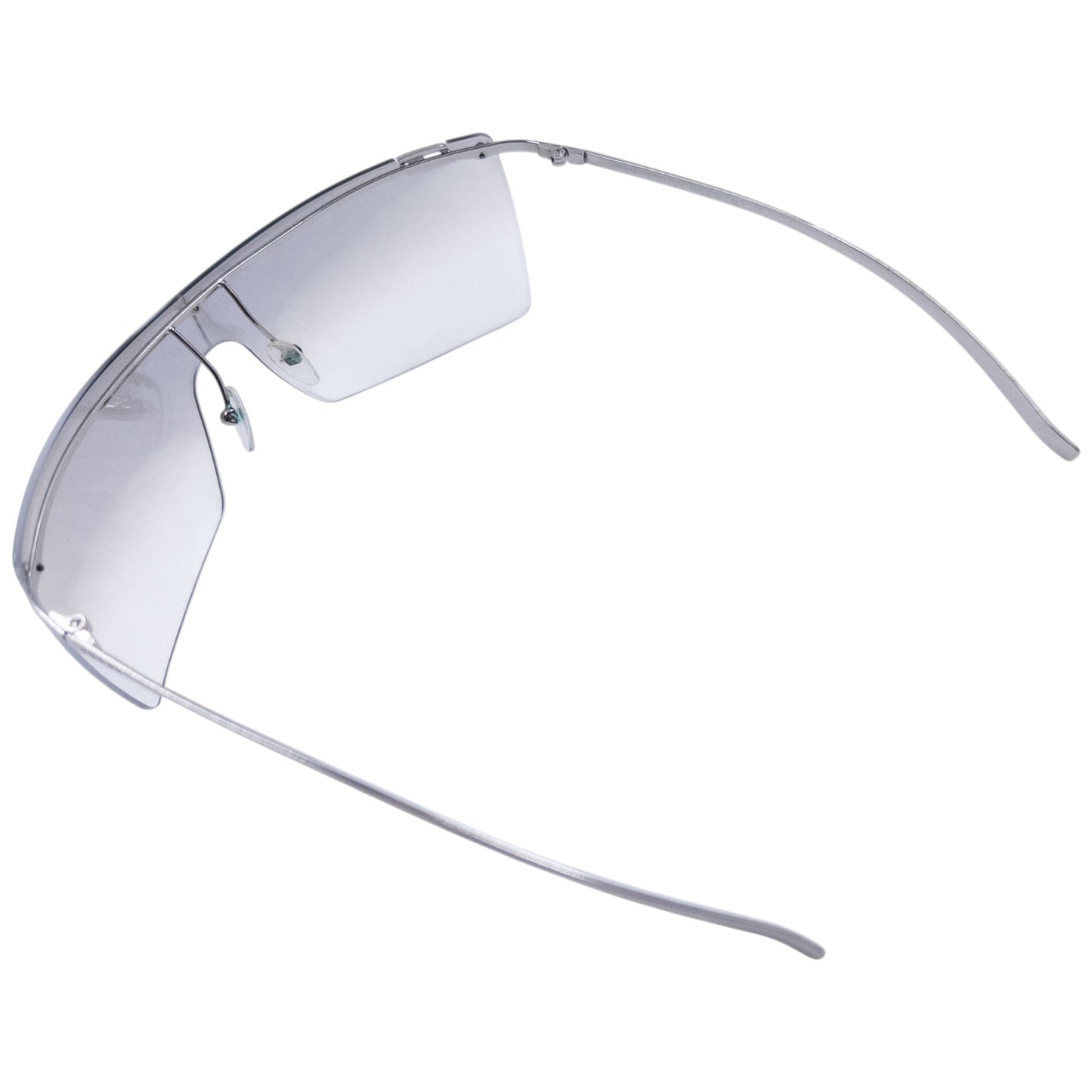 Vintage 2000s Gucci Clear Rimless Sunglasses | O/S, Grey